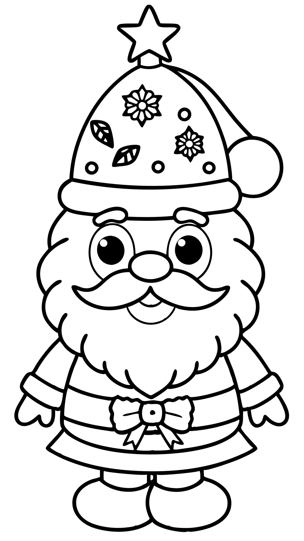 easy christmas coloring pages printable